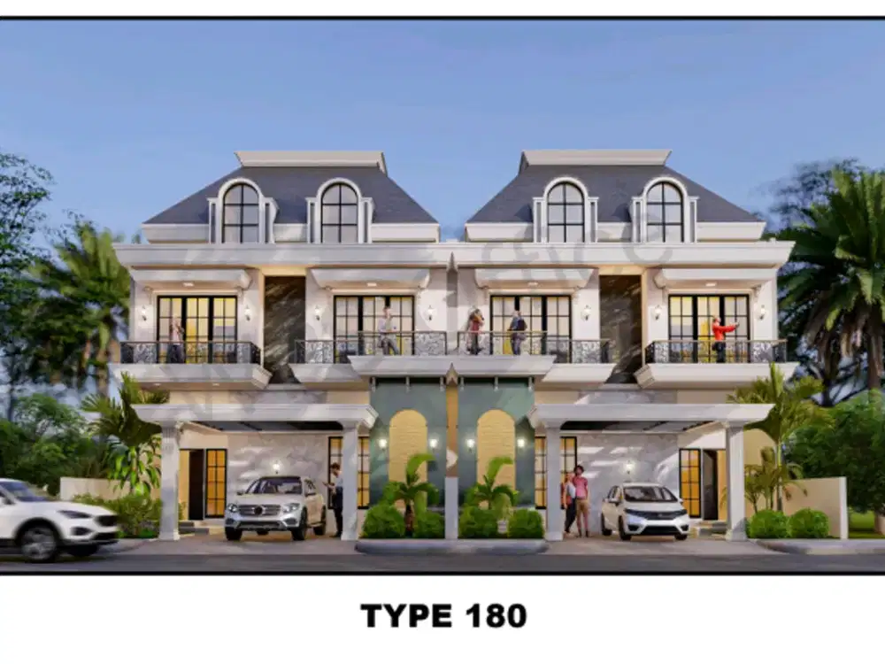 Rumah Cantik Cluster Mewah 2½ Lantai Design Modern Type 180 di Bukittinggi Sumatera Barat