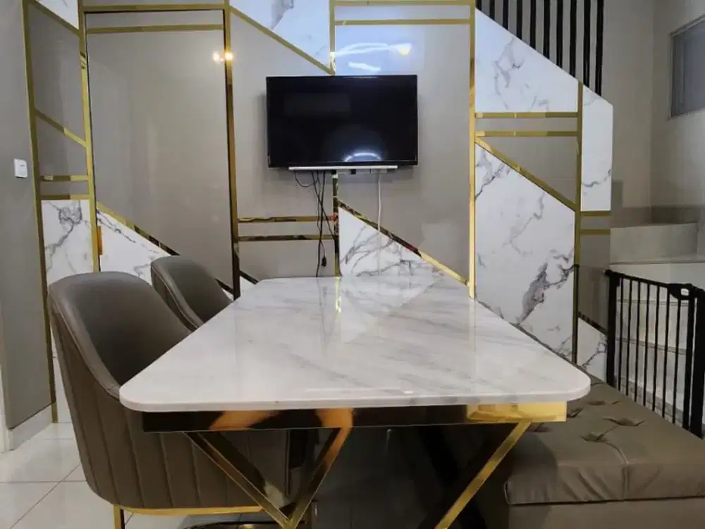 DIJUAL CEPAT FULL FURNISHED  INTERIOR CAKEP - CLUSTER MARTINEZ - GS