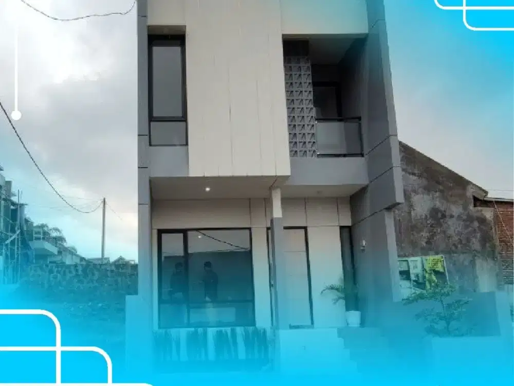 RUMAH DIJUAL DI UJUNG BERUNG KOTA BANDUNG 2 LANTAI MURAH BARU