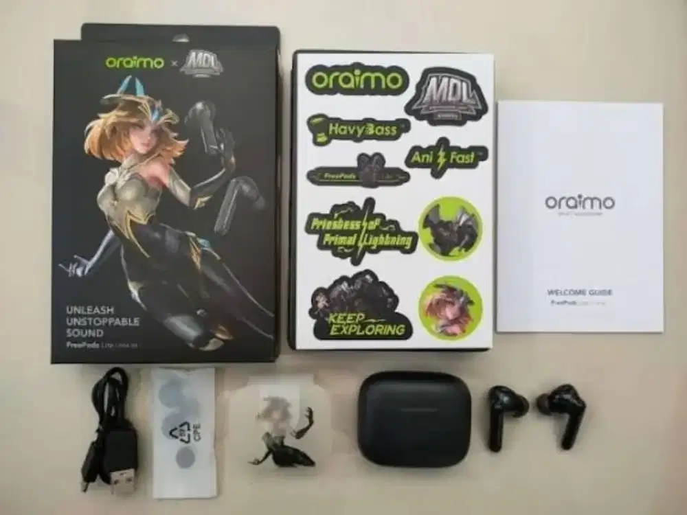 headset bluetooth oraimo free pods lite otw 330