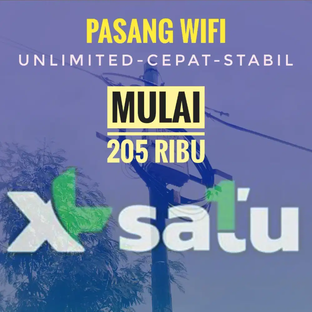 Pasang Wifi XL Satu Firstmedia Unlimited tanpa FUP