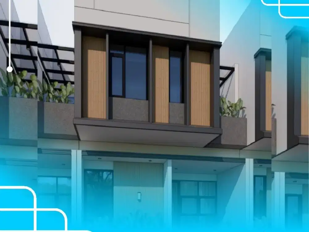 EXCLUSIVE Rumah Pinggir Jalan Lapangan Tembak Cibubur Ciracas Jakarta 4 Kamar Tidur