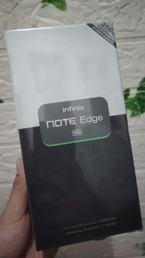 INFINIX NOTE EDGE 5G RAM 8+8/256 GB ROM BLACK BARU GARANSI RESMI 1Th.
