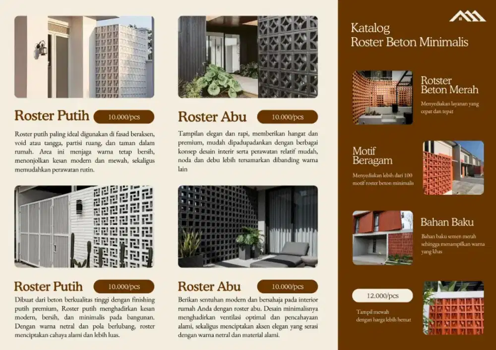 Roster Beton Gratis ongkir bisa cod