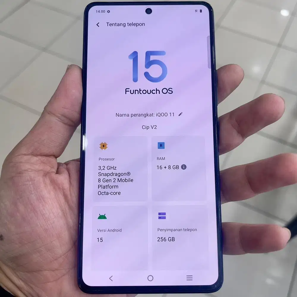 Iqoo 11 ram 16 / 256 resmi fullset original