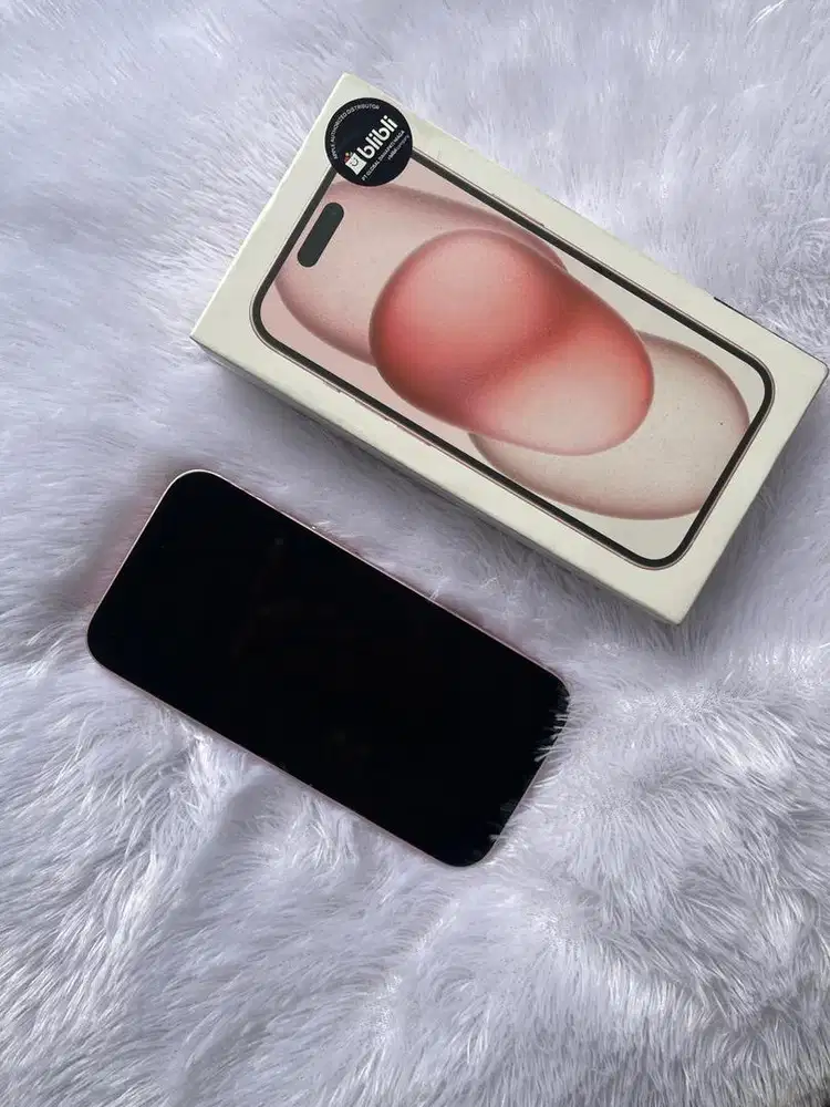 iphone 15 128gb pink resmi blibli