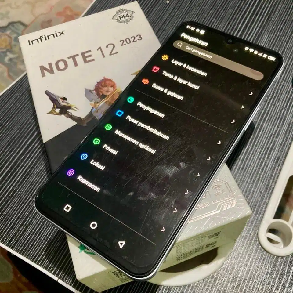 Infinix note 12 ram 8 / 256 resmi fullset shadow