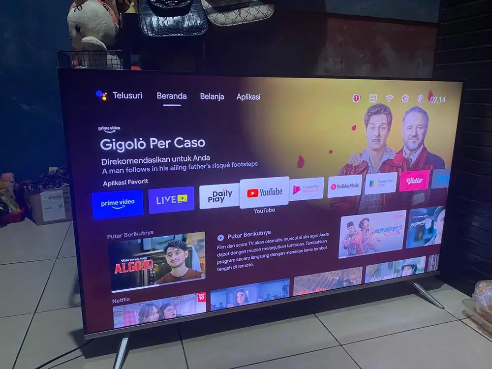 Smart tv android cooca tipe 50s6G pro max