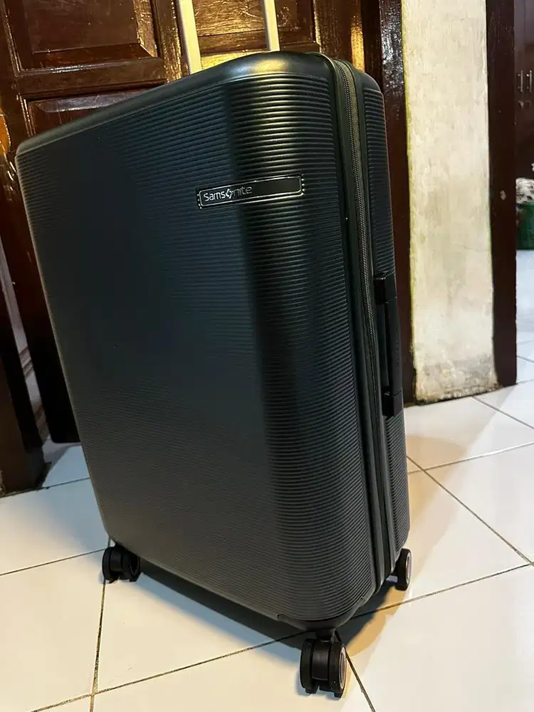 Samsonite Koper Hardcase Straren Spinner Medium 24 Inch - Matte Green