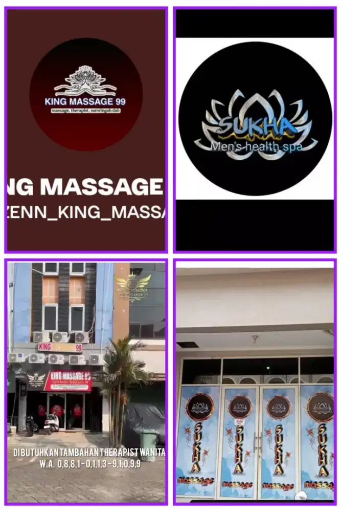 Lowongan Therapist wanita New king spa