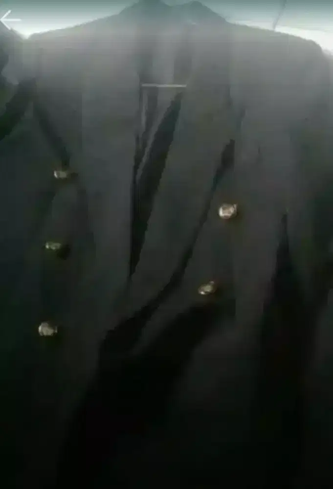 Sepasang jas ukuran m sama warna hitam cream