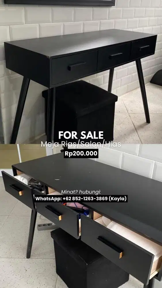 MEJA RIAS / SALON / HIASAN