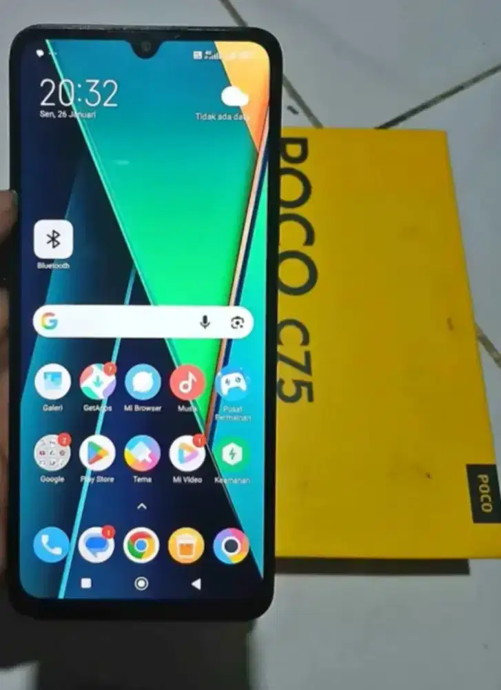 Xiaomi POCO C75 LENGKAP Ram 6/128  NFC FULLSET dus jual cepet