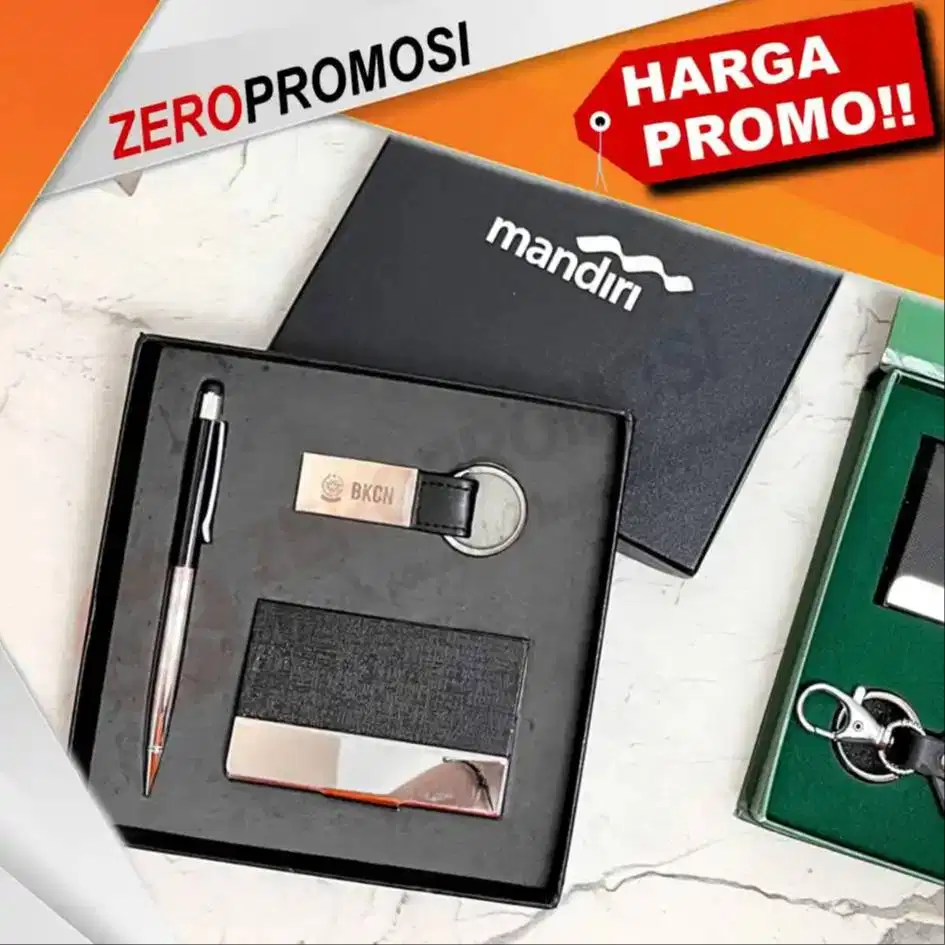 Souvenir kantor yang bikin brand kamu keliatan MAHAL GIFT SET 3in1