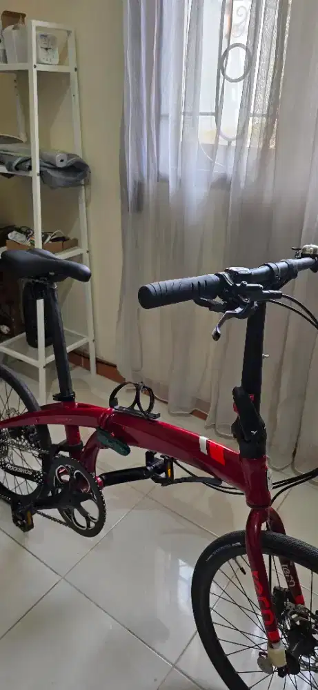 Sepeda lipat Tern D9 Merah