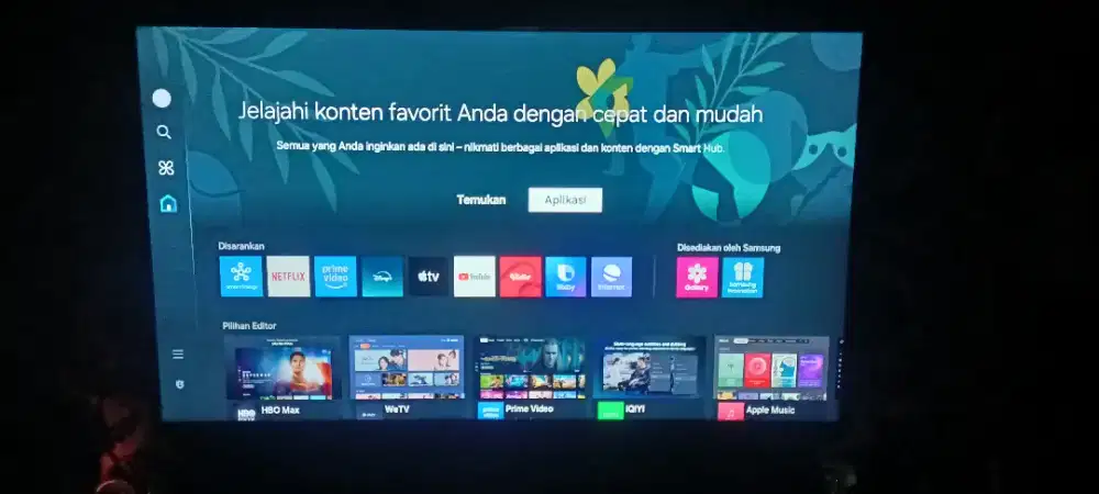 Tv Samsung 43 crystal smart tv/android tv 4K UHD HDR