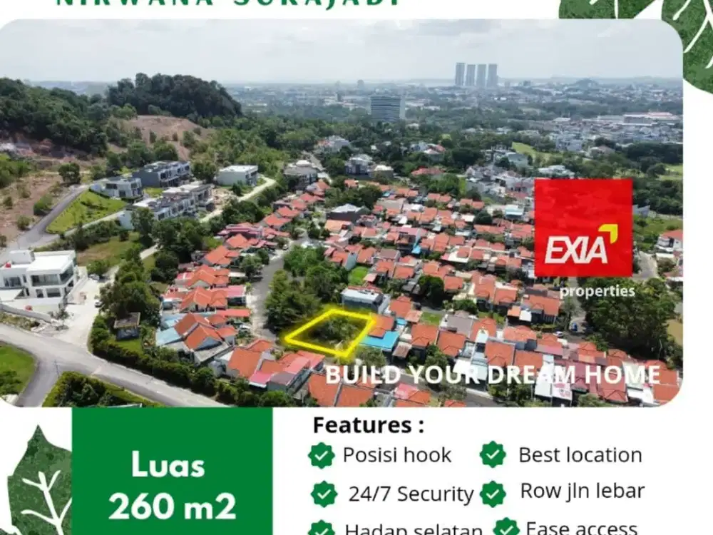 Dijual kavling 260m2 cluster Nirwana sukajadi Batam center Batam