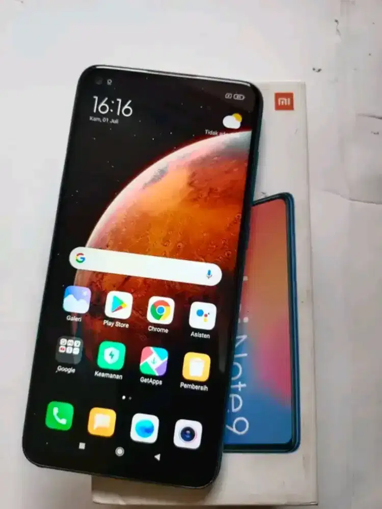 redmi note 9 ram 6/128 ori segel