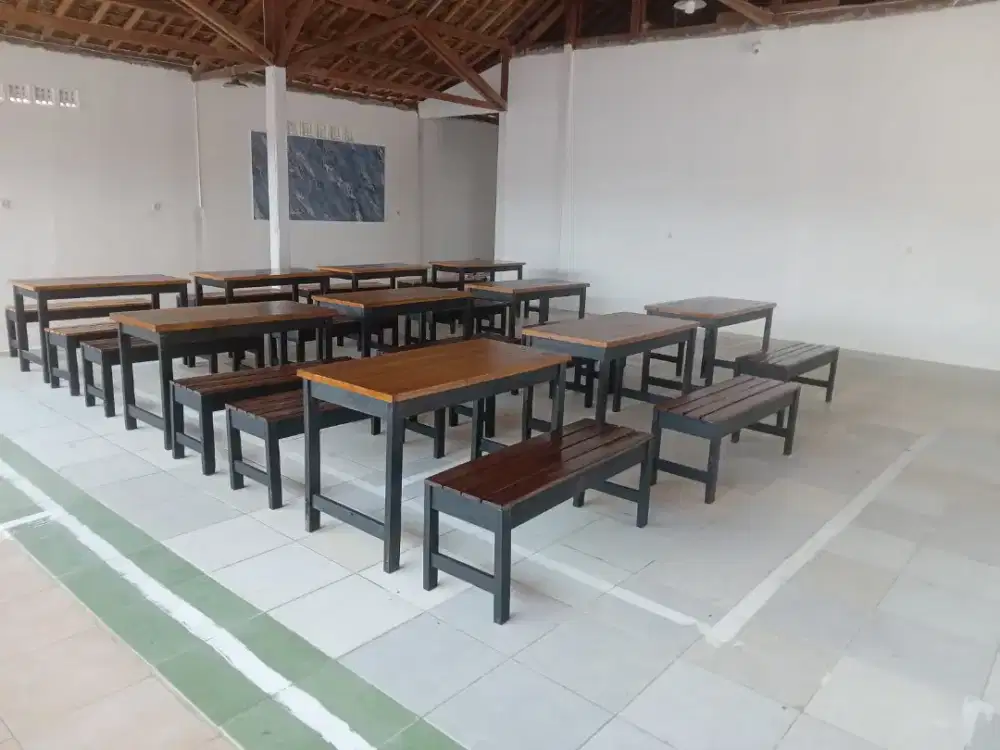 Meja kursi warung makan, meja kursi Cafe resto, meja dagang usaha