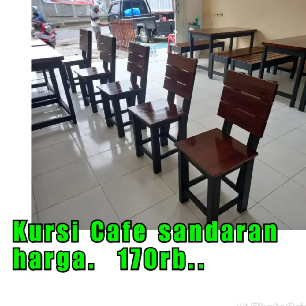 Kursi warung makan, Kursi untuk meja makan dan Cafe, Kursi teras rumah