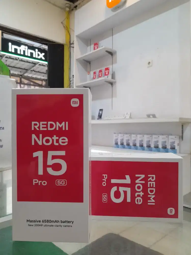 Redmi note 15pro⁵g 12/512Promo+ bonus cash & credit garansi resmi 100%