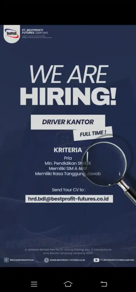 loker driver kantor
