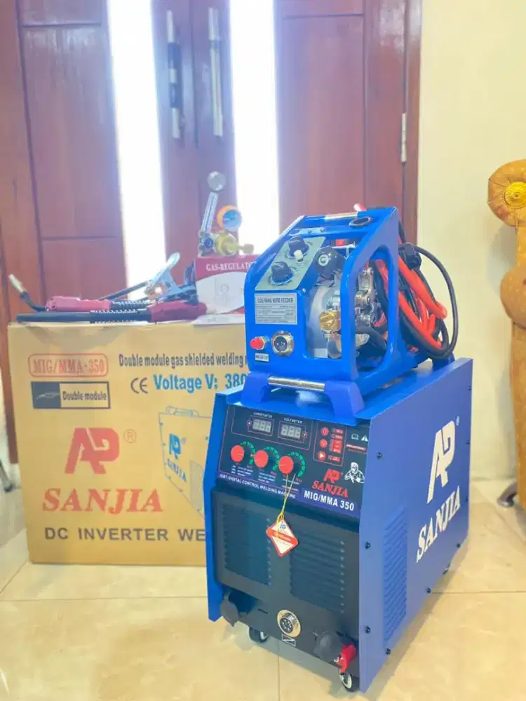 MESIN LAS MIG CO² 350A AP SANJIA MESIN LAS CO² MIG 3 PHASE AP SANJIA