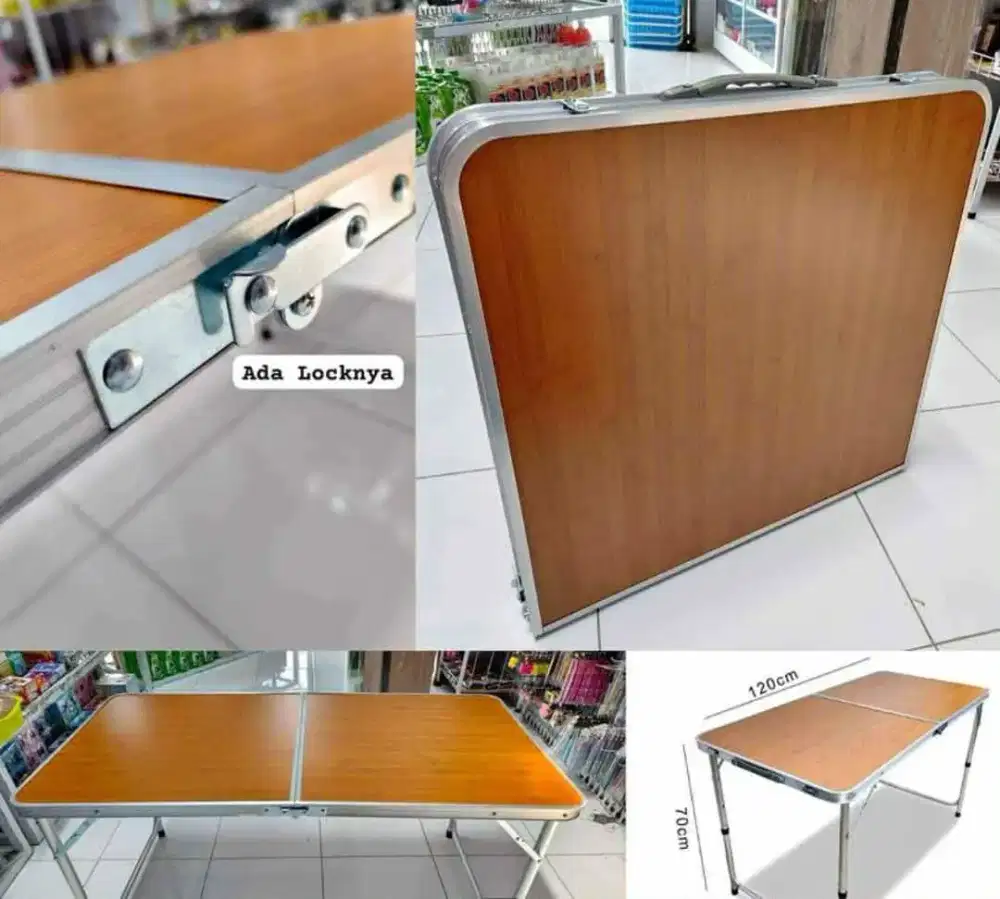 Meja Bisa Dilipat Jadi Koper Praktis