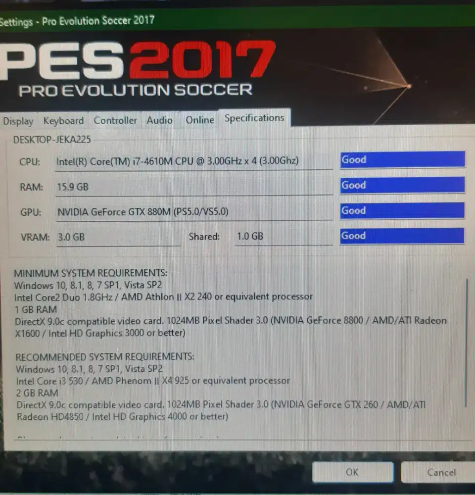 Laptop Alienware 17 SSD 256 HDD 2TB Ram 24GB