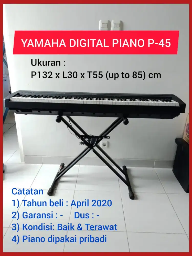 Piano Yamaha Digital P-45