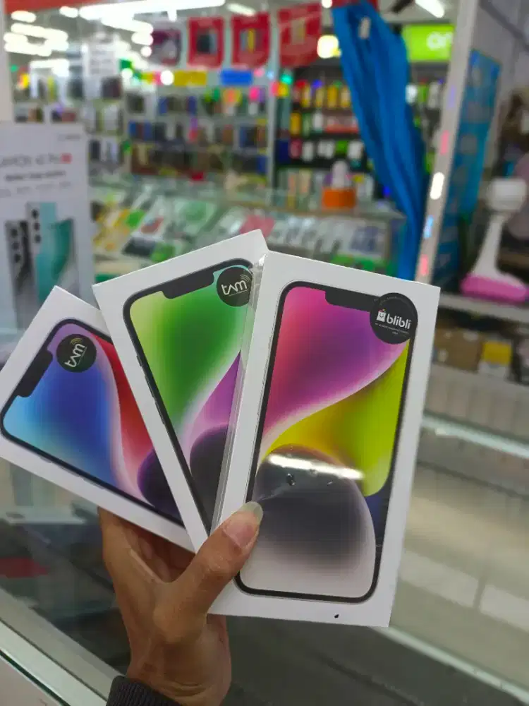 iPhone 14 new BNIB segel greenpell garansi resmi