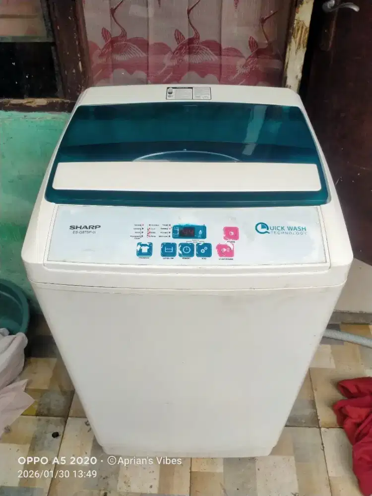 Mesin cuci 1 tabung digital otomatis