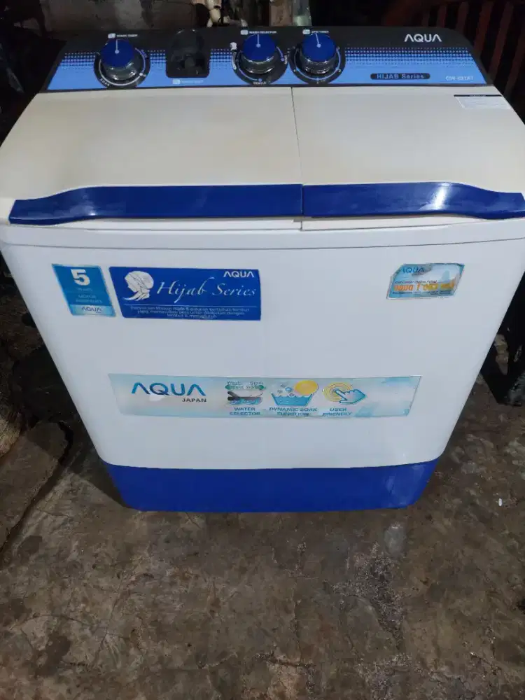 Mesin cuci Aqua kapasitas 8,5kg Normal semua mesin Ori dijamin