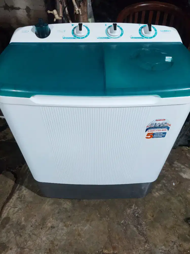 Mesin Cuci Sanken kapasitas 8kg ori