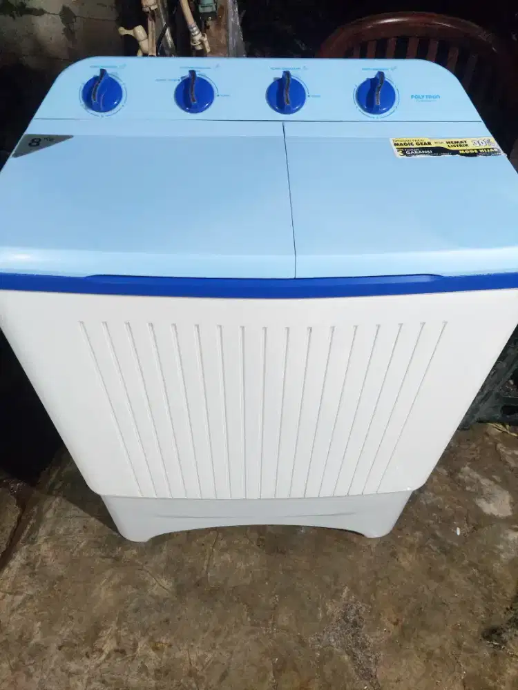 Mesin Cuci polytron kapasitas 8kg Normal semua tinggal langsung pakai
