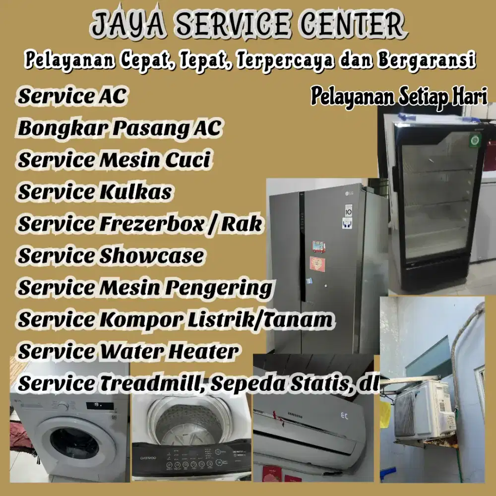 Service Kulkas Frezerbox Bongkar Pasang AC Servis AC Mesin Cuci Waru