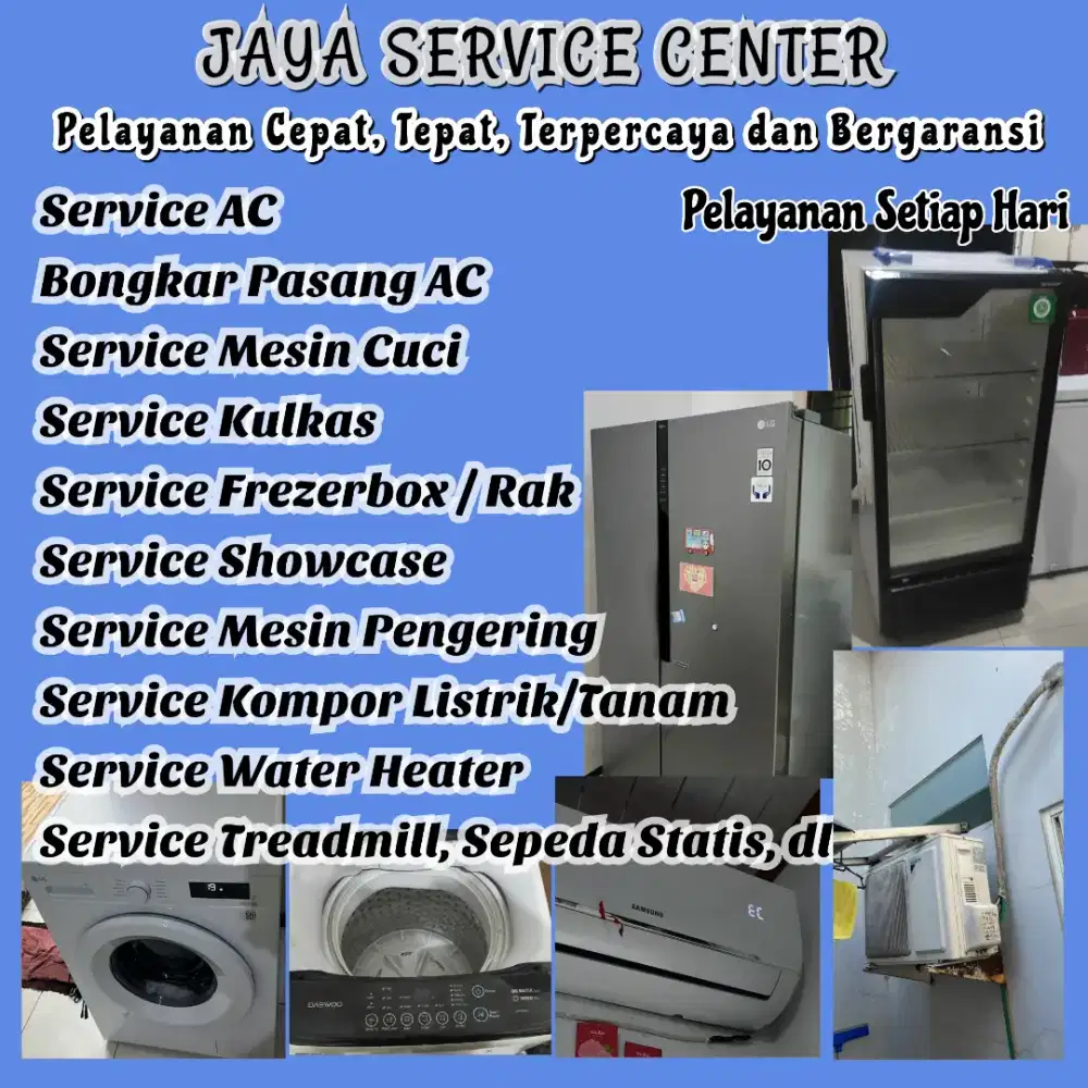 Service Kulkas Frezer Bongkar Pasang AC Servis AC Mesin Cuci Semampir