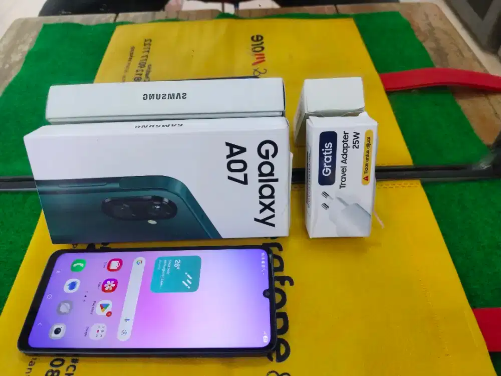 Samsung A 07 Ram 8/256 gb 1bln pke mulus no minus gransi activ