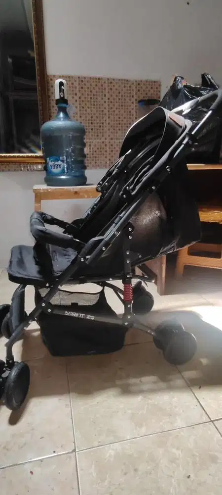 Stroller pliko depan belakang