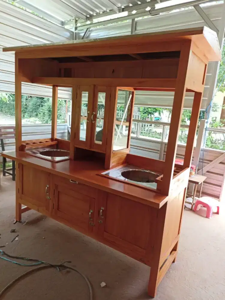 Gerobak Angkringan Bakso Mie Ayam PeceL Bubur Sate Martabak Ronde dlL