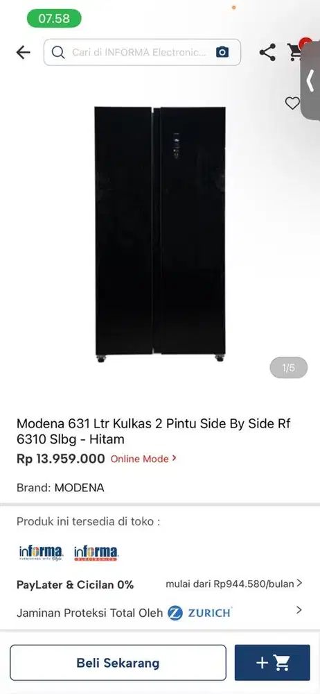 kulkas terbaik harga termurah