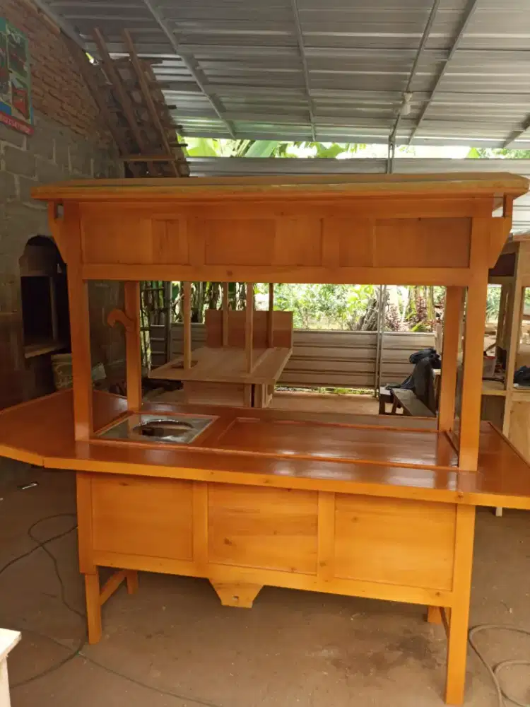 Gerobak Angkringan Bakso Mie Ayam PeceL Bubur Sate Martabak Ronde dlL