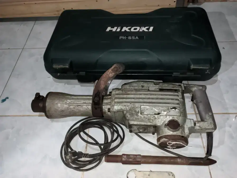 Mesin bobok beton / Jack Hammer Hikoki PH-65A  Demolition.