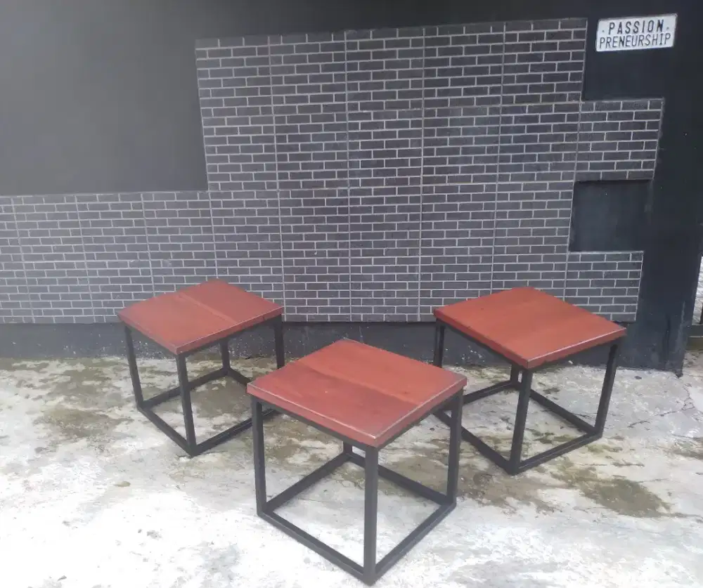 stool industrial st*rback jati solid