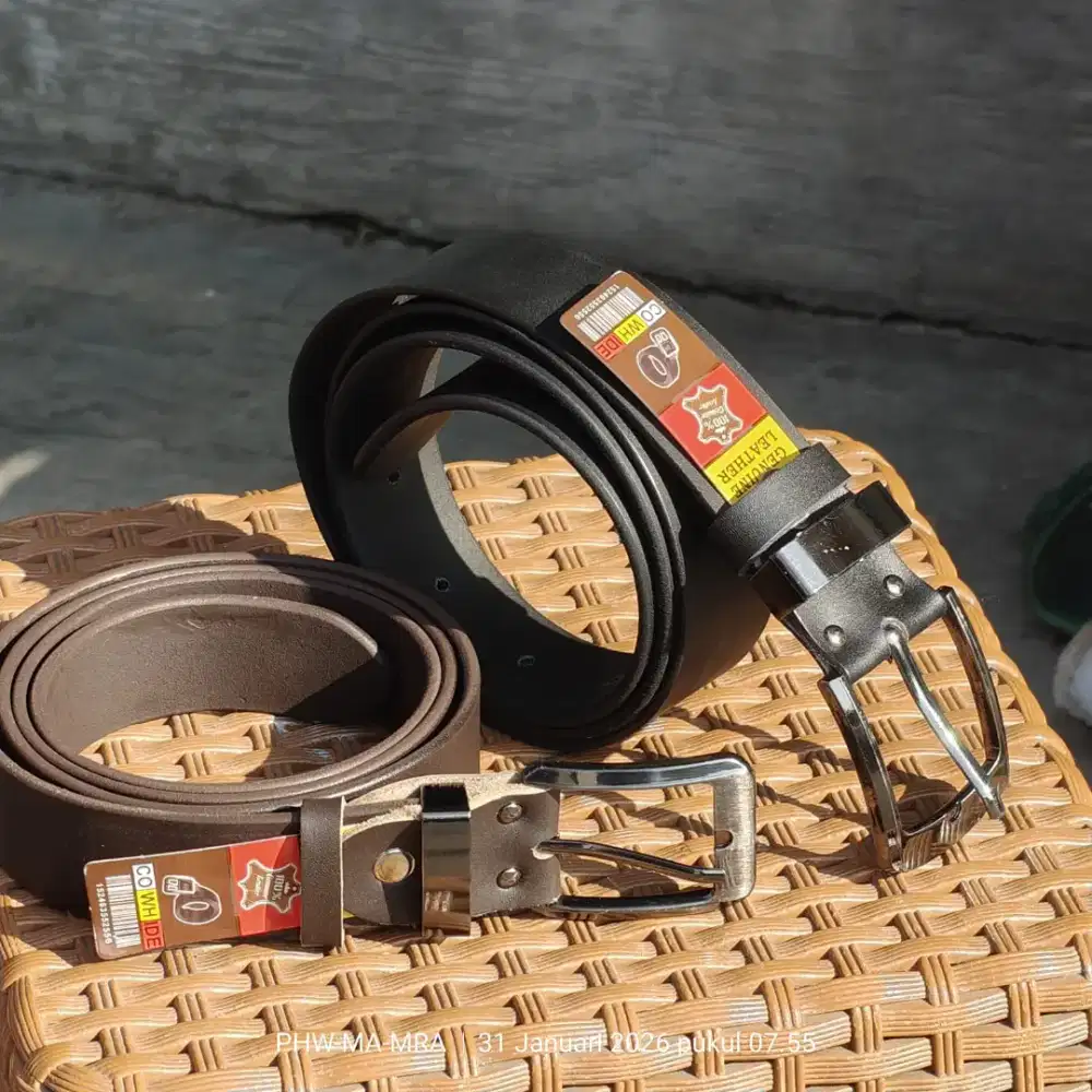 Sabuk Kulit Sapi Asli 100% ( COD JOGJA )