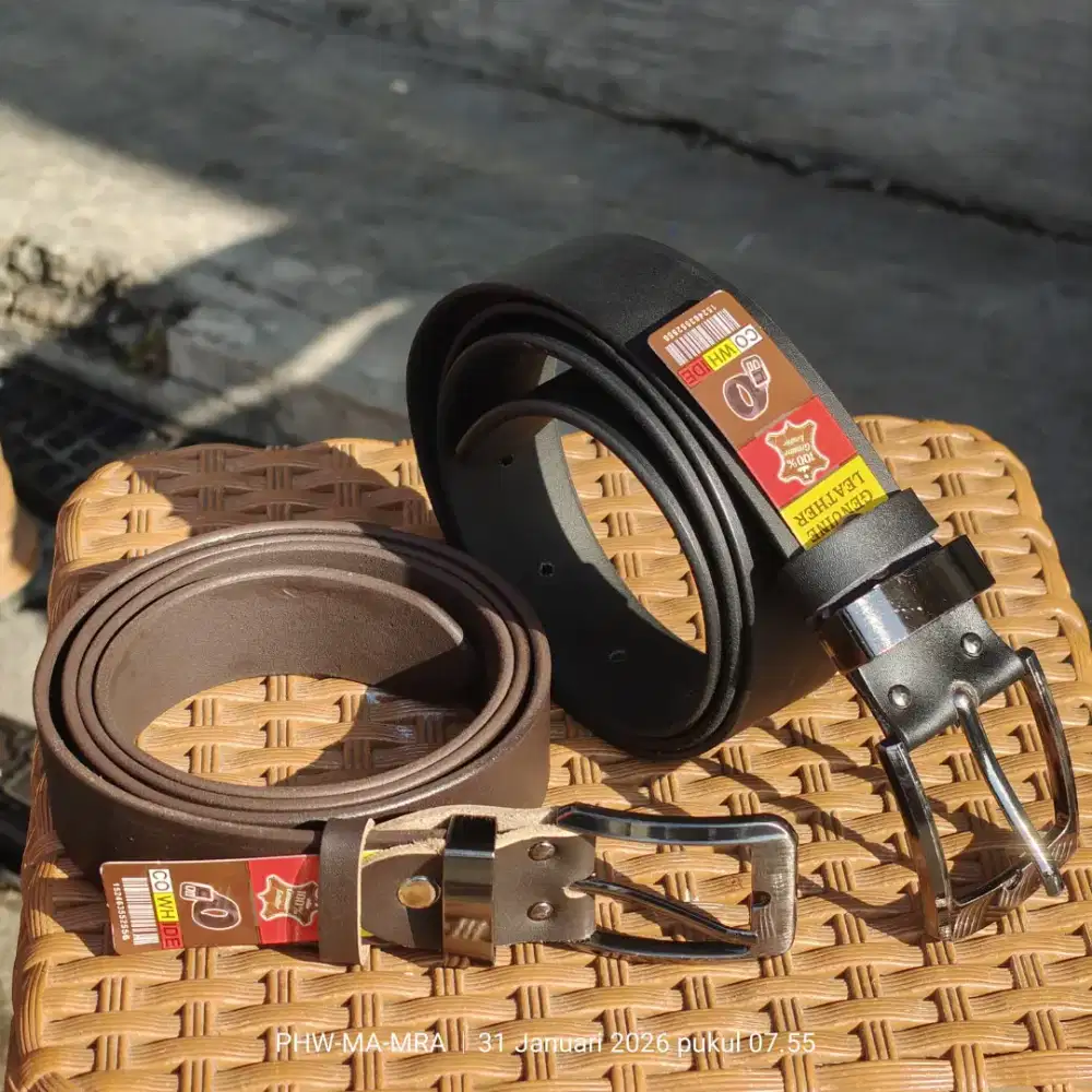 SABUK FULL KULIT SAPI ASLI 100%