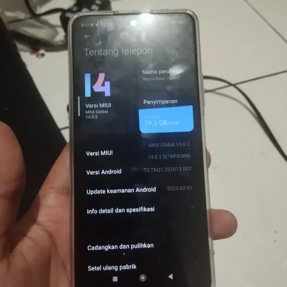 Xiomi note 10 pro ram 6 + 3 gb