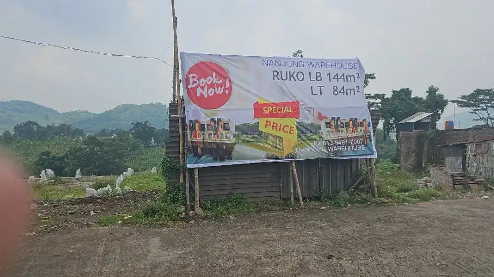 JUAL KAVLING GUDANG BERIJIN LENGKAP