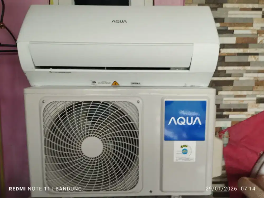 Ac bekas AQUA R32 1/2pk+pasang