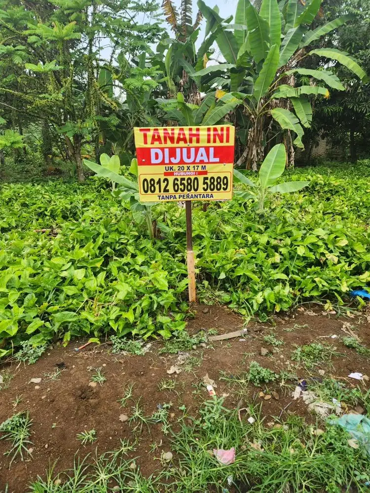 Dijual Tanah Strategis 20x17, Akses Aspal, Bebas Banjir